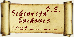 Viktorija Šviković vizit kartica